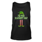 Naughty Elf Tank Tops