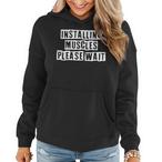 Please Wait Hoodies