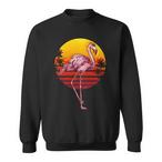 Flamingo Vintage Retro Sweatshirts