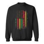 Juneteenth Flag Sweatshirts
