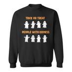 Halloween With Kindness Sweatshirts