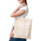 Oldest Middle Youngest Tote Bags