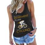Biking Retirement Tank Tops