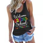 Welcome Back Tank Tops