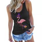 Flamingo Halloween Tank Tops