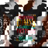 Awesome Dads Have Tattoos And Beards Best Dad Ever Fathers Day Graphic Design Printed Casual Daily Basic Women V-Neck T-Shirt