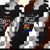 Gay Pride Month Lesbian Gay Bisexual Trans Rainbow Flag Lgbt Cute Gift Women V-Neck T-Shirt