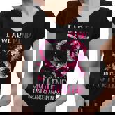 I Wear Pink In Memory Of My Friend Breast Cancer Awareness  Women V-Neck T-Shirt