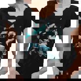 Killer Whale Ocean Swim Cool Animal Creature Orca  Women V-Neck T-Shirt