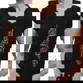 Palestinian Map With Cities Villages Calligraphy Palestine Gift Graphic Design Printed Casual Daily Basic Women V-Neck T-Shirt