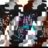 Sister Of The Birthday Girl Mermaid Party Family Matching Women V-Neck T-Shirt