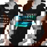 Tennessee Map Colorful Isolated Tennessee State Map In Watercolor United States Women V-Neck T-Shirt