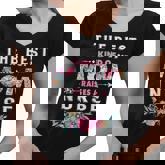 The Best Kind Of Mom Raises A Nurse Gift Women V-Neck T-Shirt