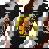 The Best Kind Of Mom Raises A Teacher Sunflower Mothers Day Women V-Neck T-Shirt