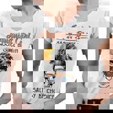 August Girl Sassy By Birth Salty By Choice Women V-Neck T-Shirt