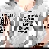 Womens The Old Me Cared The New Me Dgaf Women V-Neck T-Shirt