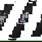 90S Synthwave Cheer Team Cheerleader Vaporwave Cheerleading Gift Unisex Tank Top