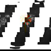 Aussie Mom Sunflower Vintage Australian Shepherd Dog Mama Unisex Tank Top