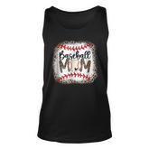 Baseball Mom Leopard Funny Softball Mom Mothers Day 2022  Men Women Tank Top Graphic Print Unisex