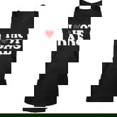 I Love Hot Dads I Heart Hot Dads Love Hot Dads Men Women Tank Top Graphic Print Unisex