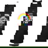 On Wednesday We Wear Rainbow Unisex Tank Top