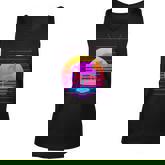 Tropical Flamingo Vaporwave 80S Synthwave Summer Vaporwave Unisex Tank Top