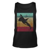 Whale Orca Retro Style Men Women Novelty Vintage Funny Gift  Men Women Tank Top Graphic Print Unisex