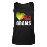Womens Baseball Softball Ball Heart Grams Cute Mothers Day Sporter  Men Women Tank Top Graphic Print Unisex