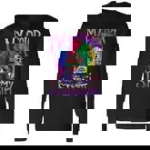 Afro African American Women Black Pride Melanin Queen Long Sleeve T-Shirt