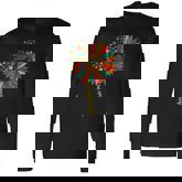 Aussie Mom Sunflower Vintage Australian Shepherd Dog Mama Long Sleeve T-Shirt