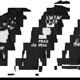Aw Lawd He Spoopin Concerned Ghost Long Sleeve T-Shirt
