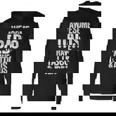 Awesome Dads Have Tattoos And Beards Fathers Day Long Sleeve T-Shirt