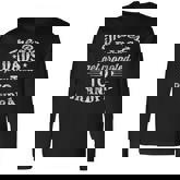 The Best Dads Get Promoted To Grandpa Distressed Fathers Day Men Women Long Sleeve T-Shirt T-shirt Graphic Print