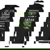 I Am Black Every Month But This Month Im Blackity Black Long Sleeve T-Shirt