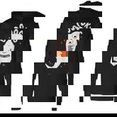 Booooks Ghost Boo Read Books Library Teacher Halloween Cute Long Sleeve T-Shirt