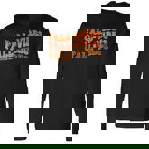 Fall Vibes Thanksgiving Retro Groovy Long Sleeve T-Shirt