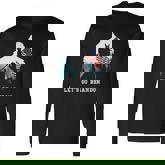 Lets Go Brandon Camping Bigfoot Rock And Roll American Flag Men Women Long Sleeve T-Shirt T-shirt Graphic Print