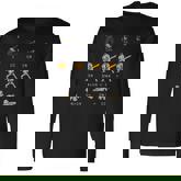 Halloween Math Teacher Equation Skeleton Dance Zombie Woman Men Women Long Sleeve T-Shirt T-shirt Graphic Print