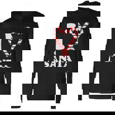 I Heart Santa Candy Cane T-Shirt Long Sleeve T-Shirt