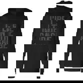 Ill Be In The Garage Retro Car Joke Fathers Day Long Sleeve T-Shirt