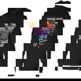 Love Florida Vintage Sunset Style Idea 80S Long Sleeve T-Shirt