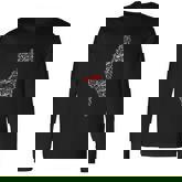 Palestinian Map With Cities Villages Calligraphy Palestine Long Sleeve T-Shirt