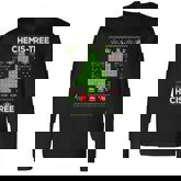 Periodic Table Tree Oh Chemistree Fun Chemistry Teacher Xmas V2 Men Women Long Sleeve T-Shirt T-shirt Graphic Print