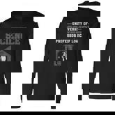Professor Of Logic At The University Of Science Syllogistic Long Sleeve T-Shirt