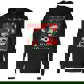 Santa Skull Candy Cane Ugly Christmas Sweater T-Shirt Long Sleeve T-Shirt