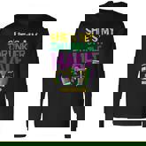 Shes My Drunker Half Matching Couple Boyfriend Mardi Gras Long Sleeve T-Shirt