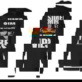 Summer Vibes Sunset Beach Tropical Long Sleeve T-Shirt