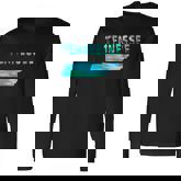 Tennessee Map Colorful Isolated Tennessee State Map In Watercolor United States Long Sleeve T-Shirt