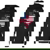 Texas United States Map Long Sleeve T-Shirt