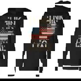 Think While Its Still Legal Vintage American Flag Long Sleeve T-Shirt